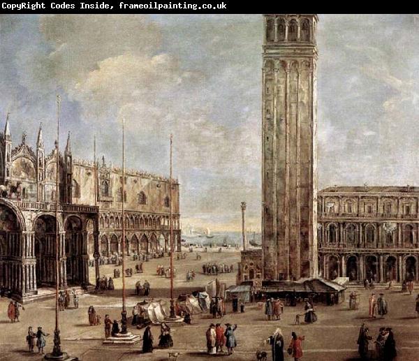 Antonio Stom View of the Piazza San Marco from the Procuratie Vecchie
